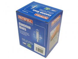 Faithfull FAIAR5M500 Aluminium Rivets (500)  5mm Medium £15.49